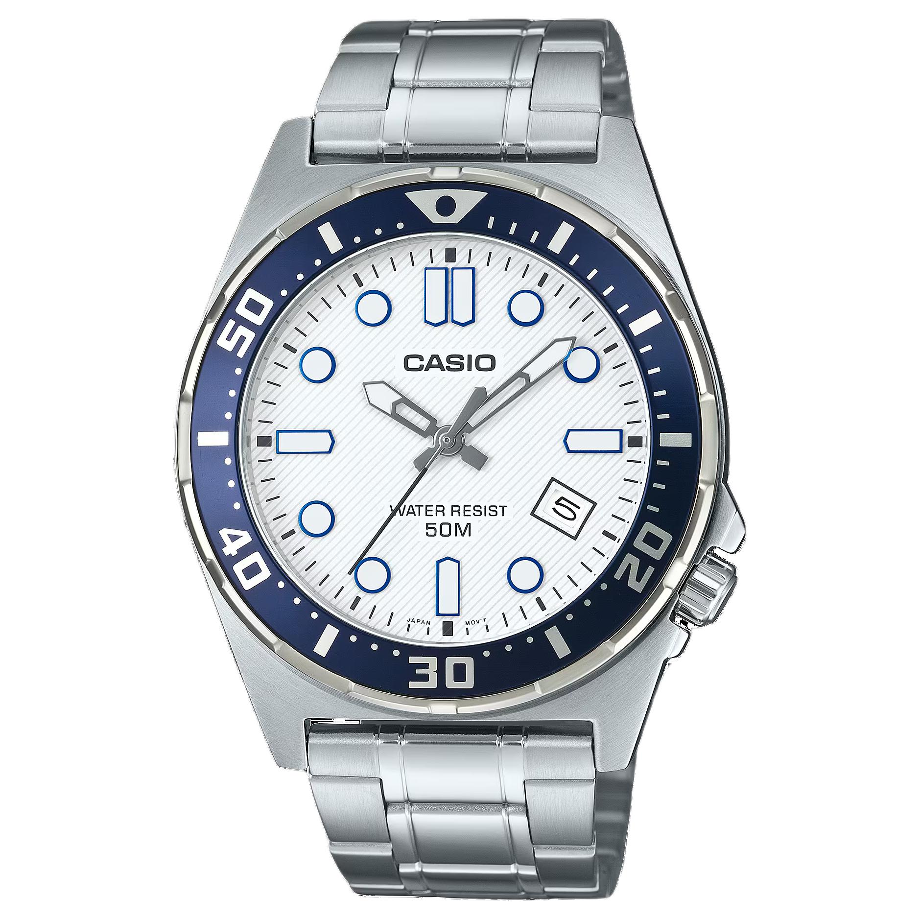 CASIO Men Standard Series White Watch MTD-135D-7AV MTD-135D-7AV White Dial