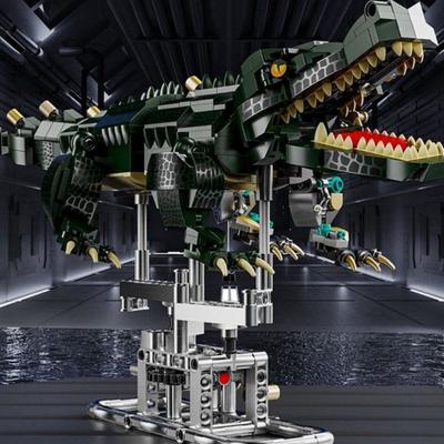 Blocs de Construction Mécaniques Crocodile, Modèle de Bloc de Construction Assemblé, Facile à Assembler et à Utiliser, Parfait Pour les Cadeaux de Fête
