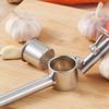 Stainless Steel Garlic Press Detachable Ginger Mud Squeezer Food Processor Garlic Masher  Vegetable
