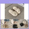 Stylish Casual Summer Womens Slip-on Sandals Thick Sole Comfortable Footbed