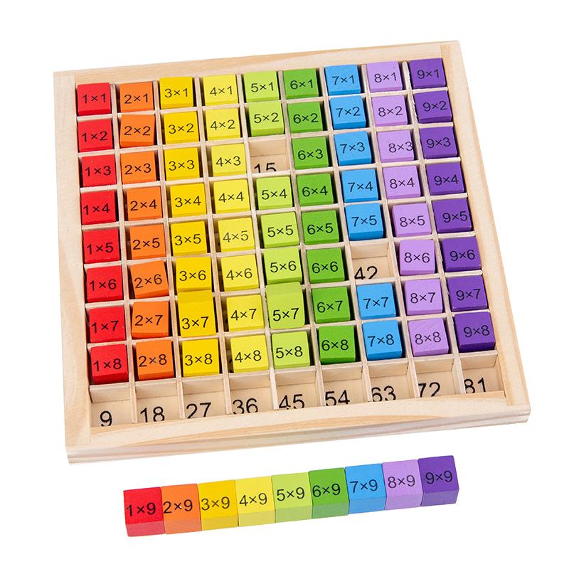 

Multiplication Formula Table Game Wood Toy Kids Learning Educational Math Toys for Children Mathematics Teaching Aids
