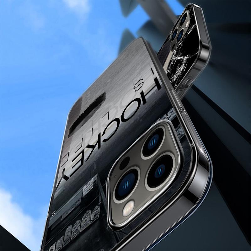 Ice Hockey Rink Sport Phone Case For iPhone 17 Air 16 15 Pro Max 14 Plus 13 Mini 12 11 Cover 7 8 SE Silicone Shell Print Fundas