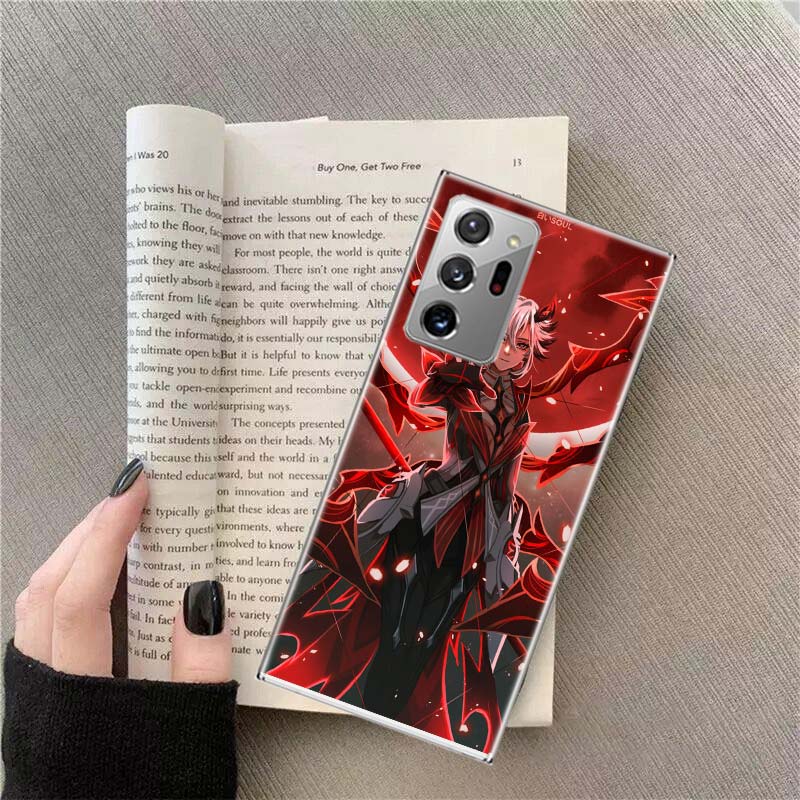 Arlecchino Genshin Impact Phone Case for Samsung A17 A37 A57 A54 A14 A24 A34 A07 A04S A02S A12 A22 A32 A52S A16 A26 A36 A56 A72