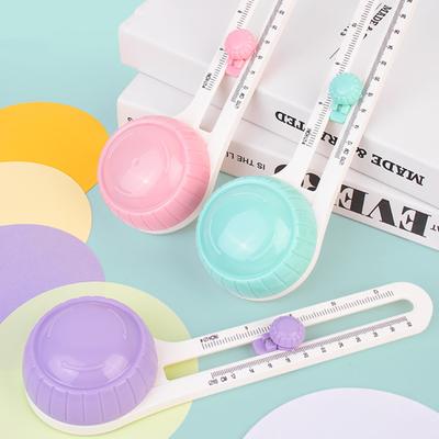 Kruhová řezačka Scrapbookové karty Nastavitelná velikost Skladování čepele se stupnicí Jednoduchá obsluha Rotační kruhová řezačka 360