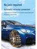 Universal Anti-Skid Car Tire Chains for Sedans & SUVs - Emergency Snow & Mud Manganese Steel Nine-Grid Design