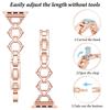 Bracelet métallique de luxe pour Apple Watch, bracelet chaîne tendance pour iWatch 987654321SE Ultra2 40 41 42 44 45 49mm, poignet femmes hommes