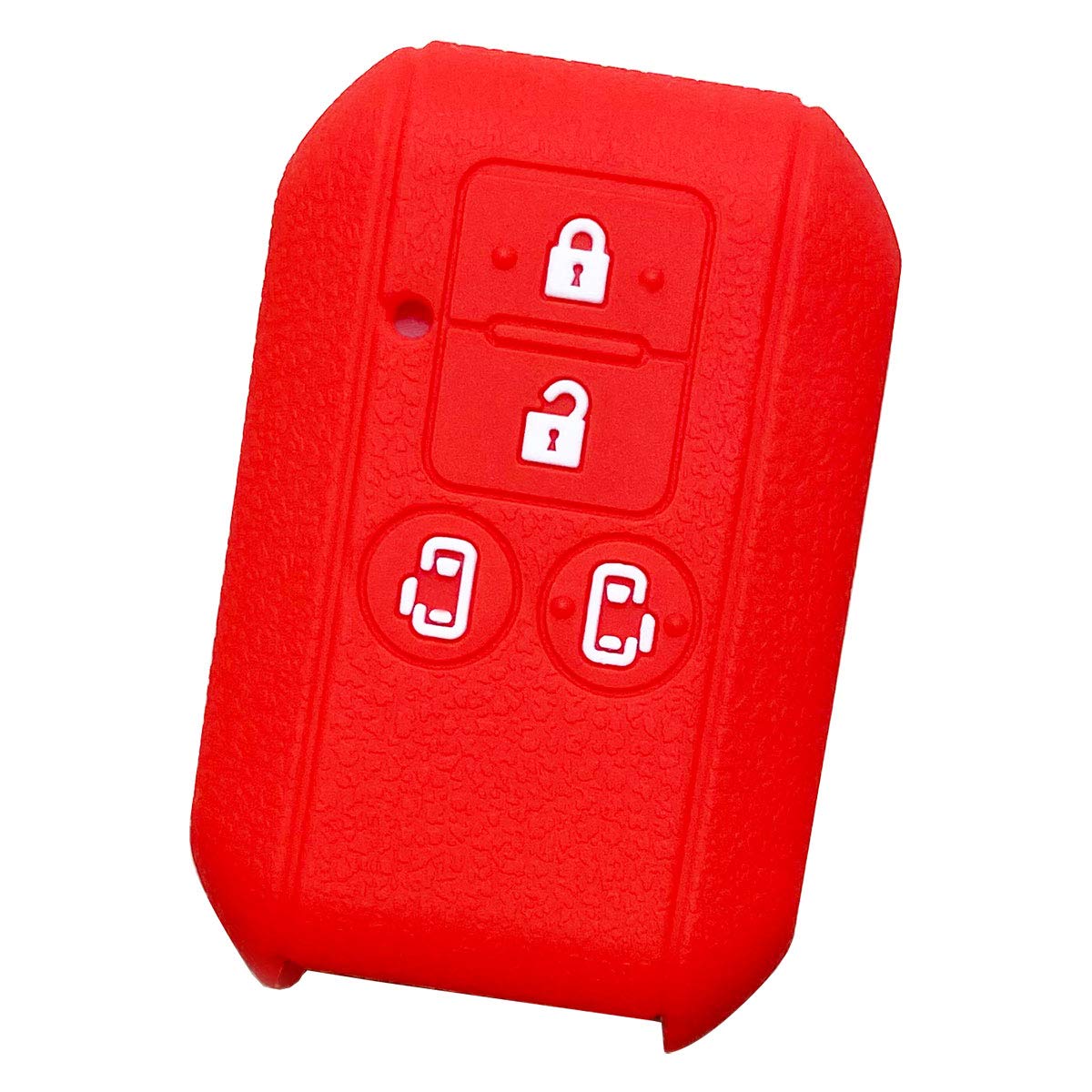 

IKT Smart Key Silicone Cover for Suzuki/Mazda Cars, 4 Buttons, Red, Spacia, Spacia Custom,