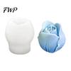 Scented Candle Molds Flower Tulip Silicone Mold, 3D Floral Making Mold for Cake Decoration Soap Fondant Chocolate Wax Resin Craft, Baking Decorating