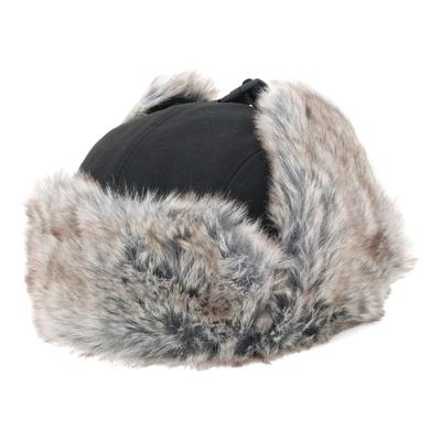 Trapper Solide ONSPOTZ Basic Kappe, Farbe, Exklusiv, Schwarz, XL, Trapper-02