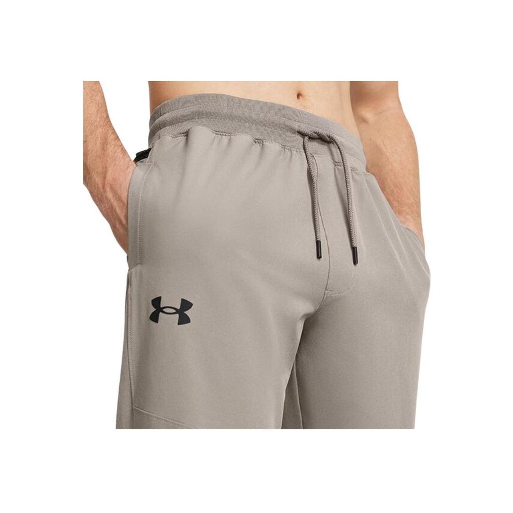 Under Armour Elite Mens Training Series Knitted Breathable Loose Straight Leg Casual Pants Men Pants Khaki 1372614-294