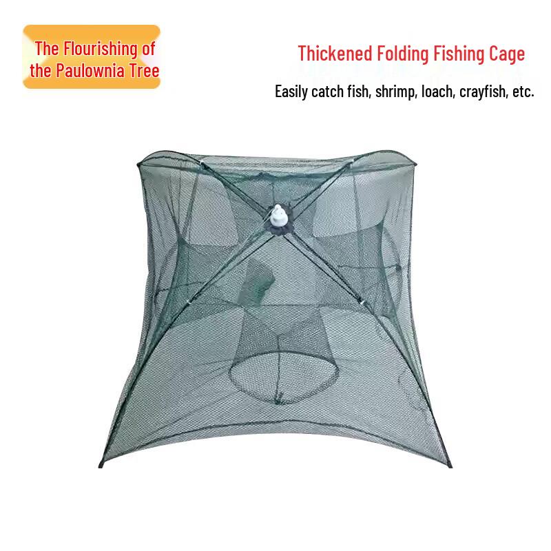 Automatic Folding Fishing & Shrimp Trap Cage