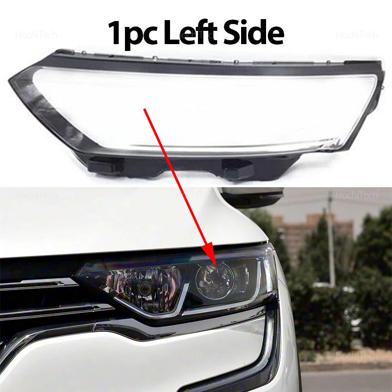 For Renault Koleos HC 2016-2019 Headlight Cover Car Headlamp Lens Glass Replacement Front Lamp Shade Auto Shell 2017 2018