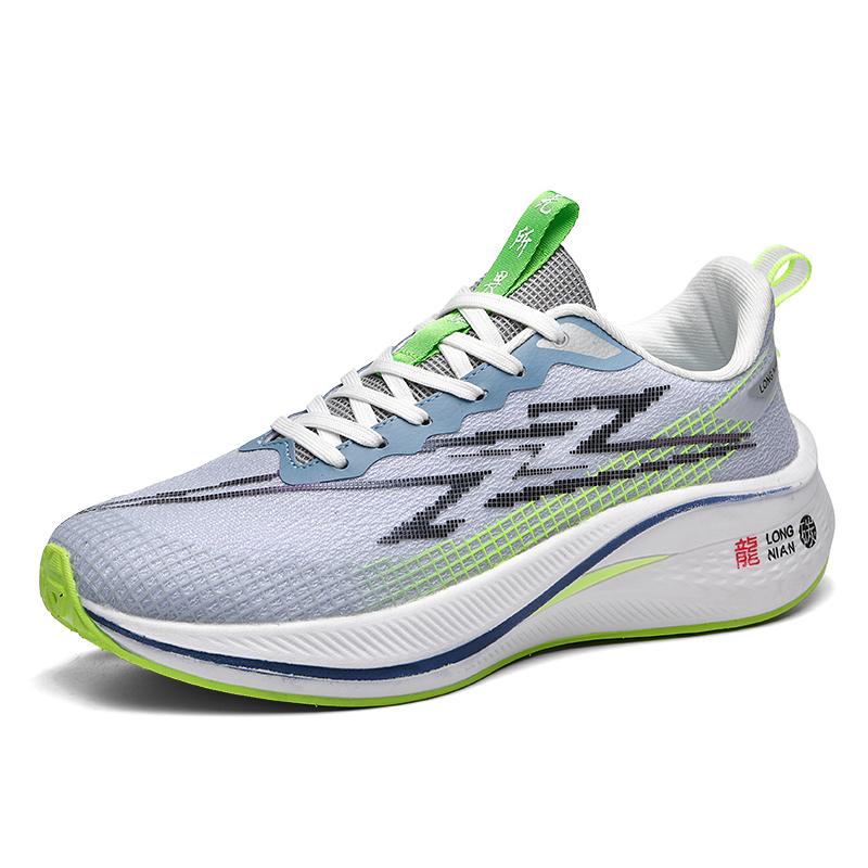 Neue professionelle Laufschuhe Carbonplatte atmungsaktive Mesh-Oberfläche Fitness weiche Sohle ultraleicht stoßdämpfend Sportschuhe