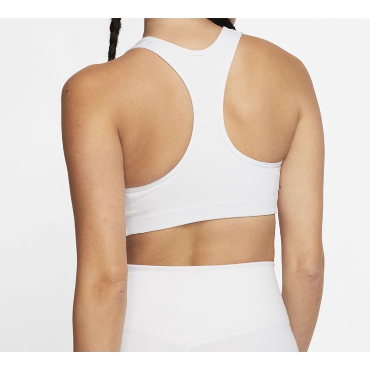 Nike Dri-Fit Medium Support Sports Bra Women Underwear White BV3637-100