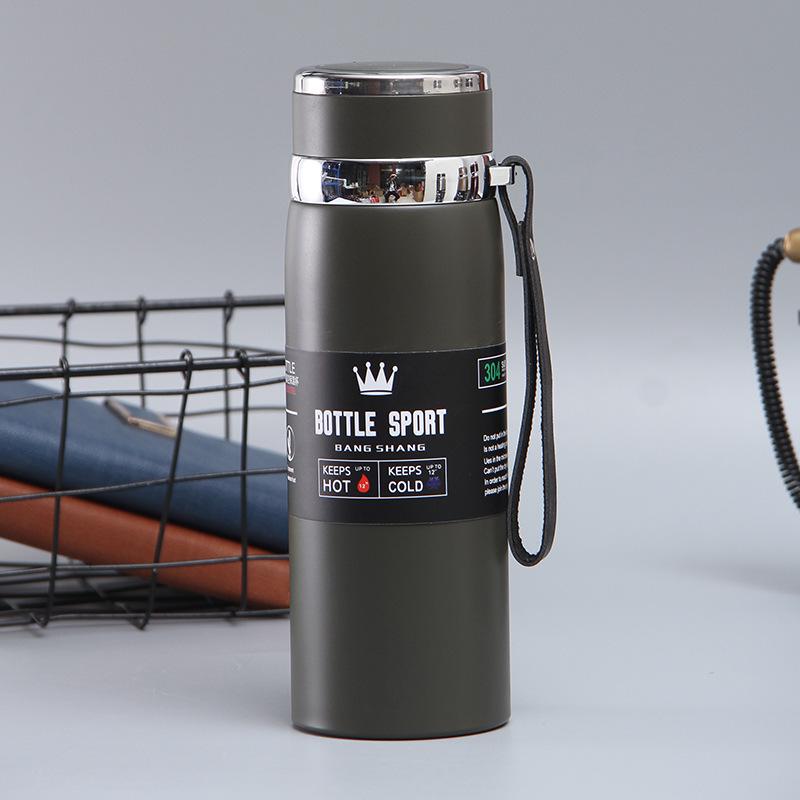 316 Stainless Steel Insulated Sling Pot - Portable Outdoor Travel and Car Water Cup