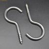 K1AE 20 Pcs Tapping Screws Hook String Lights Hooks Household Ceiling Screw Hooks For Outdoor Lights Birdhouses