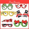 2023 Cross-border Christmas Decorative Glasses Adult And Children's Props Snowman And Butterfly Bow Glasses Frame Cartoon Style Characters)