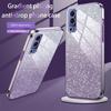 Für VIVO Y72 5G IQOO Z3 Luxus Galvanisiert Glitzer Handyhülle Für Vivo Y72 5G IQOO Z3 Hülle Klar Weich Rückseite Schutzhülle