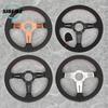 13inch JDM Universal Leather Steering Wheel Modified Car Sports Racing Steering Wheel