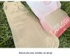 Langsha Women's Mid-Calf Ultra-Thin Black Silk Stockings - Transparent, Core-Spun Short Socks for Summer