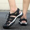 Damensandalen Sommer Outdoor Wanderschuhe Schwarz Braun Strandschuhe Lässige Römische Sandalen für Paare Übergröße