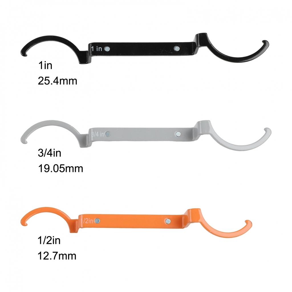 Conduit Locknut Wrench Set 1/2 3/4 1 Inch Offset Bends for Tight Spaces