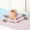 Miniature Kitchen Utensils Set 1:12 Scale Dollhouse Cookware Tools Dollhouse Kitchen Decoration Micro Scene Pretend Play