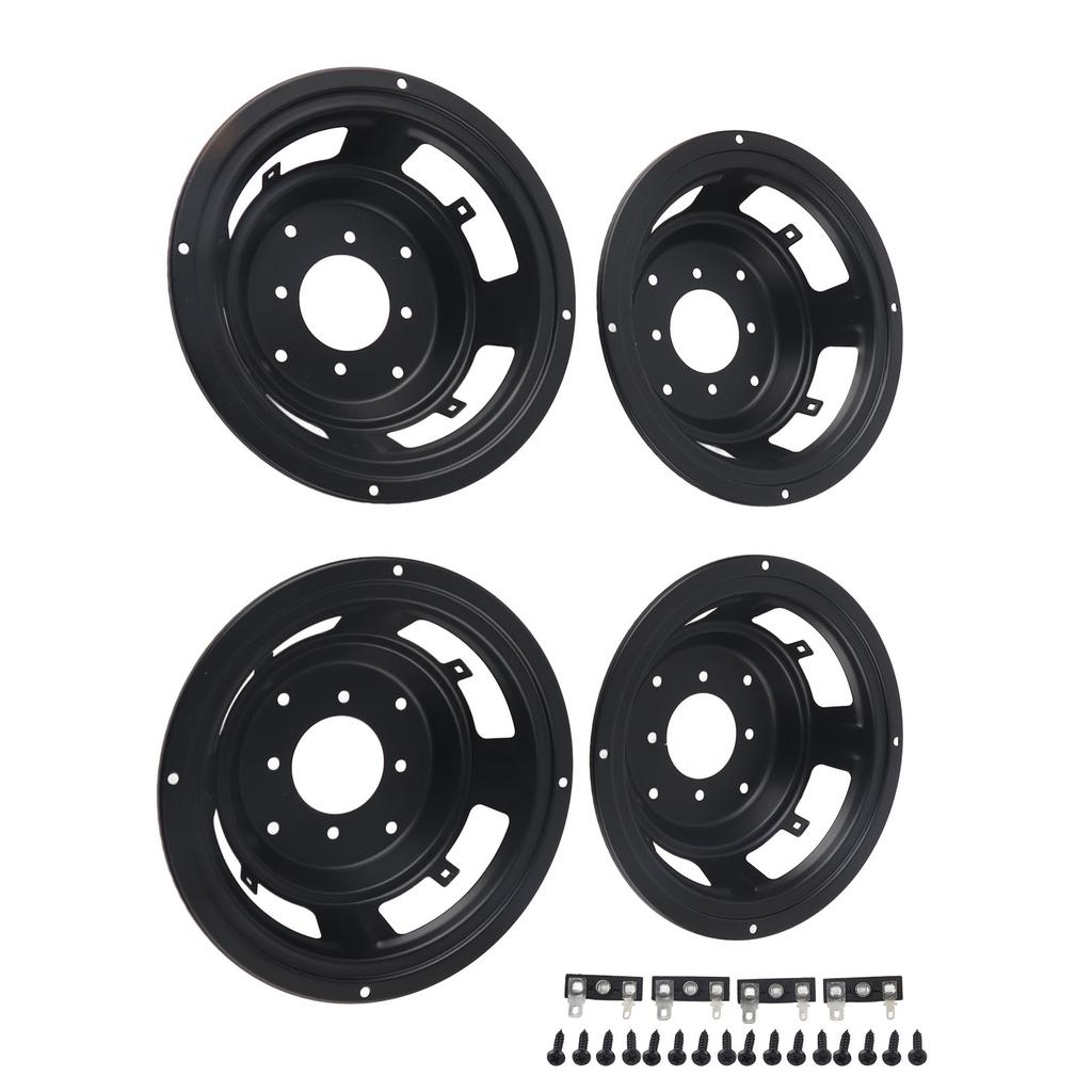 4pcs Speaker Basin Stand Iron DIY Repair Subwoofer Frame Basket for 6.5 Inch Speakers
