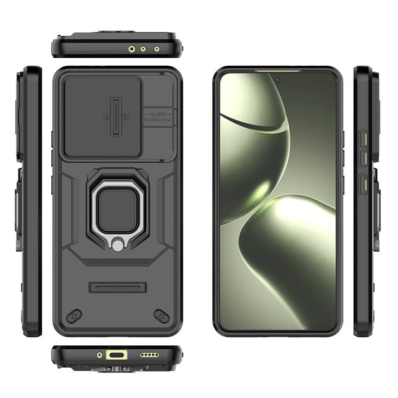 Armor Funda für Xiaomi 14T Pro Hülle Schiebeobjektiv Kamera Ringständer Schutz Rückseite Für Mi 14T Mi14T Xiaomi14T 14 T Pro Capa