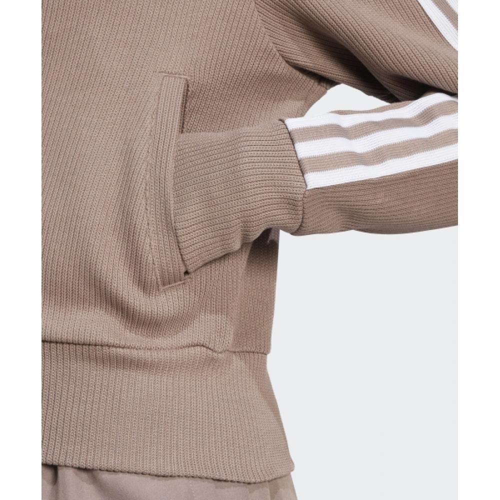 Adidas Firebird Knit Top   Trace Brown Jd4604