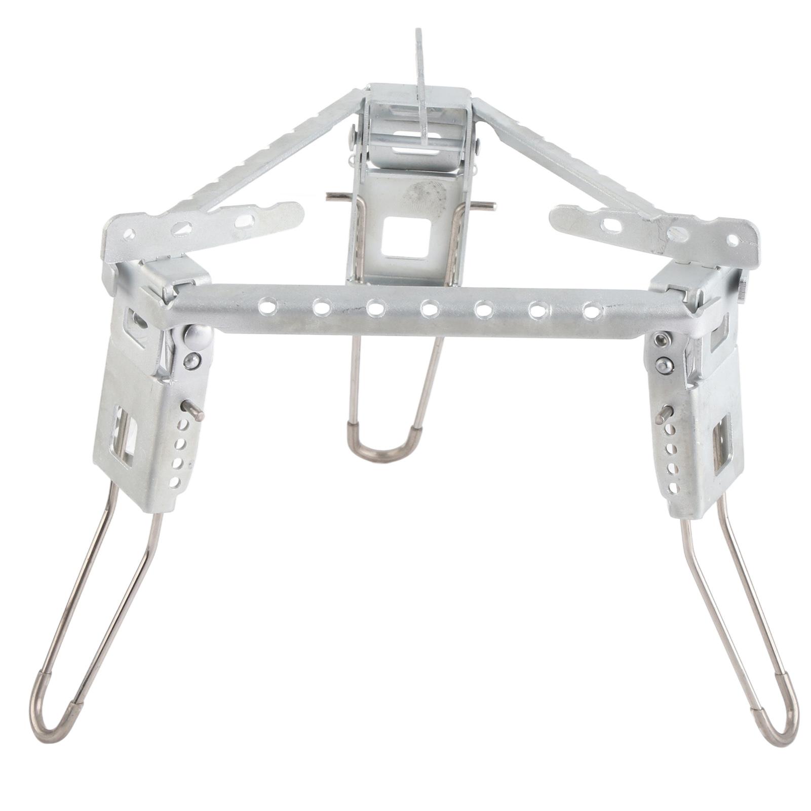 

Foldable Gas Stove Pot Rack Bracket Canister Stand Fuel Grill Tripod Outdoor Folding Camping