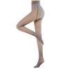 Black semi-transparent leggings, popular among influencers, flight attendant stockings, women's autumn and winter thickened black faux sheer footed