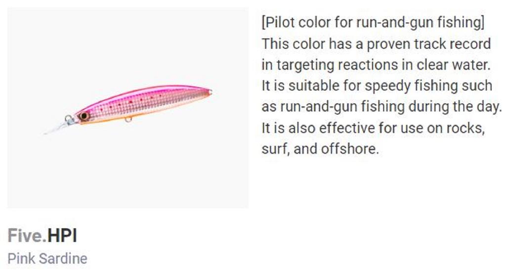 Yo Zuri Duel Hardcore Bullet Fast 120 mm Sinking Lure F1243-HPI (7536)