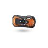 RICOH WG-80 LARANJA: Câmera digital à prova d'água profissional da Ricoh. 14m à prova d'água (2 horas de uso contínuo), 1,6m à prova de choque, à prova de poeira, -10℃ resistente ao frio