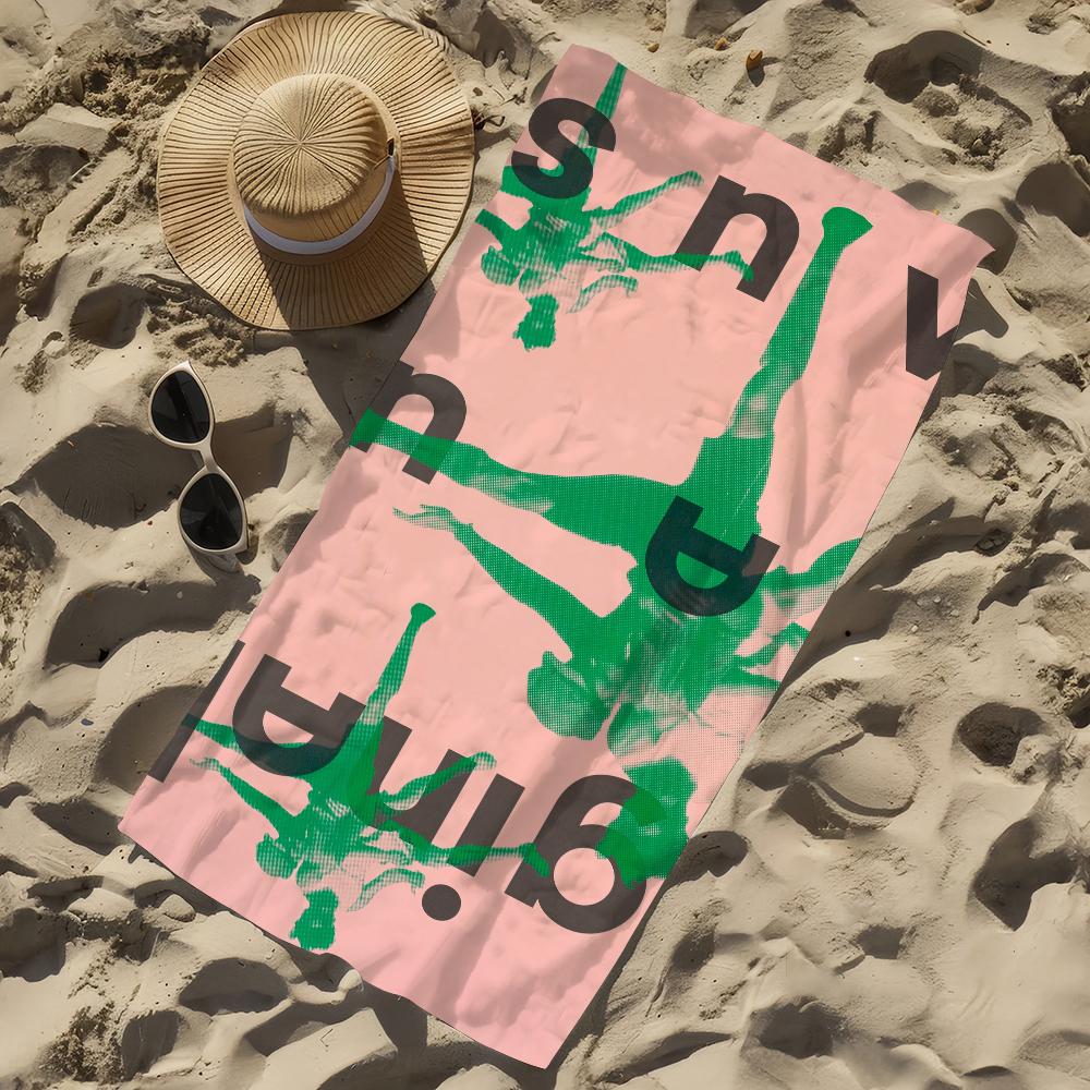 Towel Gift B-Bauhaus Words For Quote Travel Gym Sauna Travel Spa Shower Camping Quick Dry Sports Beach Towels Soft Pool