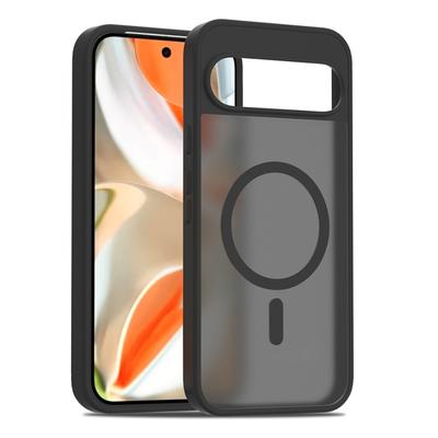 Silky Smooth TPU/PC Case for Google Pixel 9 Pro XL 9A - MagSafe Wireless Charging Compatible Hybrid Heavy Duty Shockproof Cover