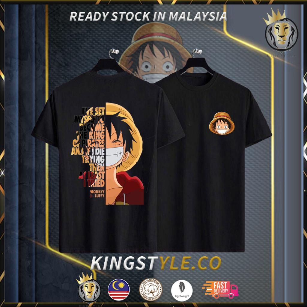 

Футболка премиум-класса One Piece 34 TShir Unisex Men Women Round Neck Short Sleeve Baju Lelaki Wanita Ready Stock