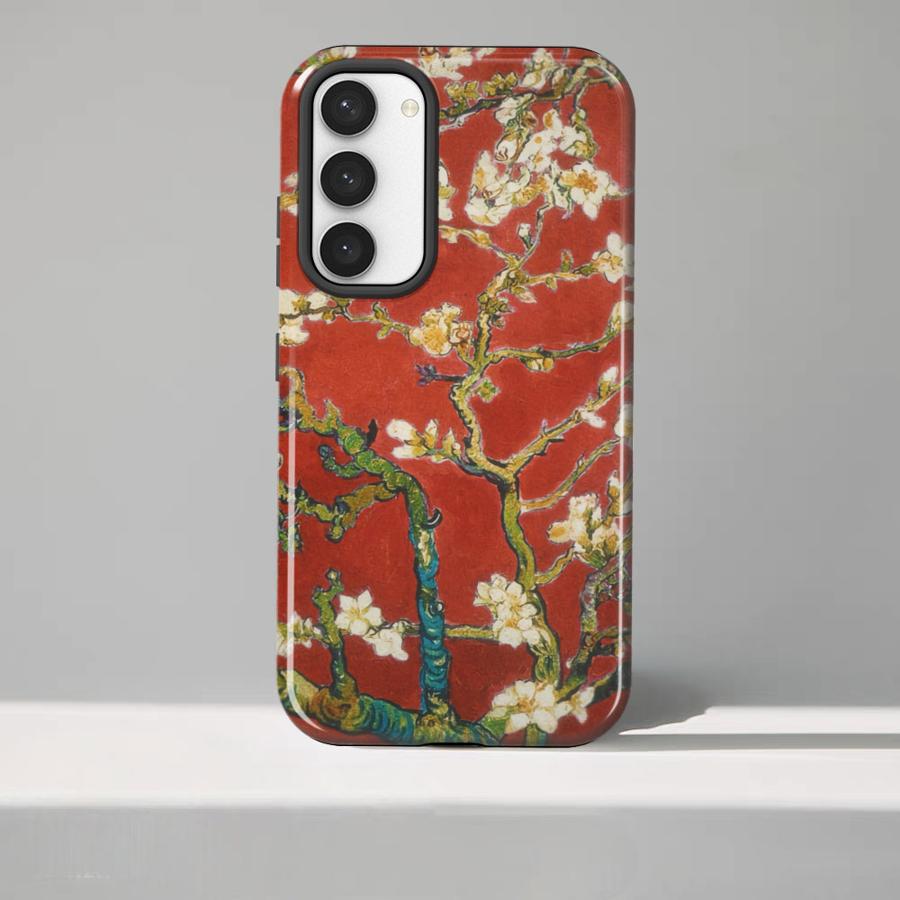 Van Gogh Still Life Flower Branches Soft Cover Capa Phone Case for Samsung Galaxy S25 S23Ultra A36 S25Ultra A16 S20 FE S24 Ultra
