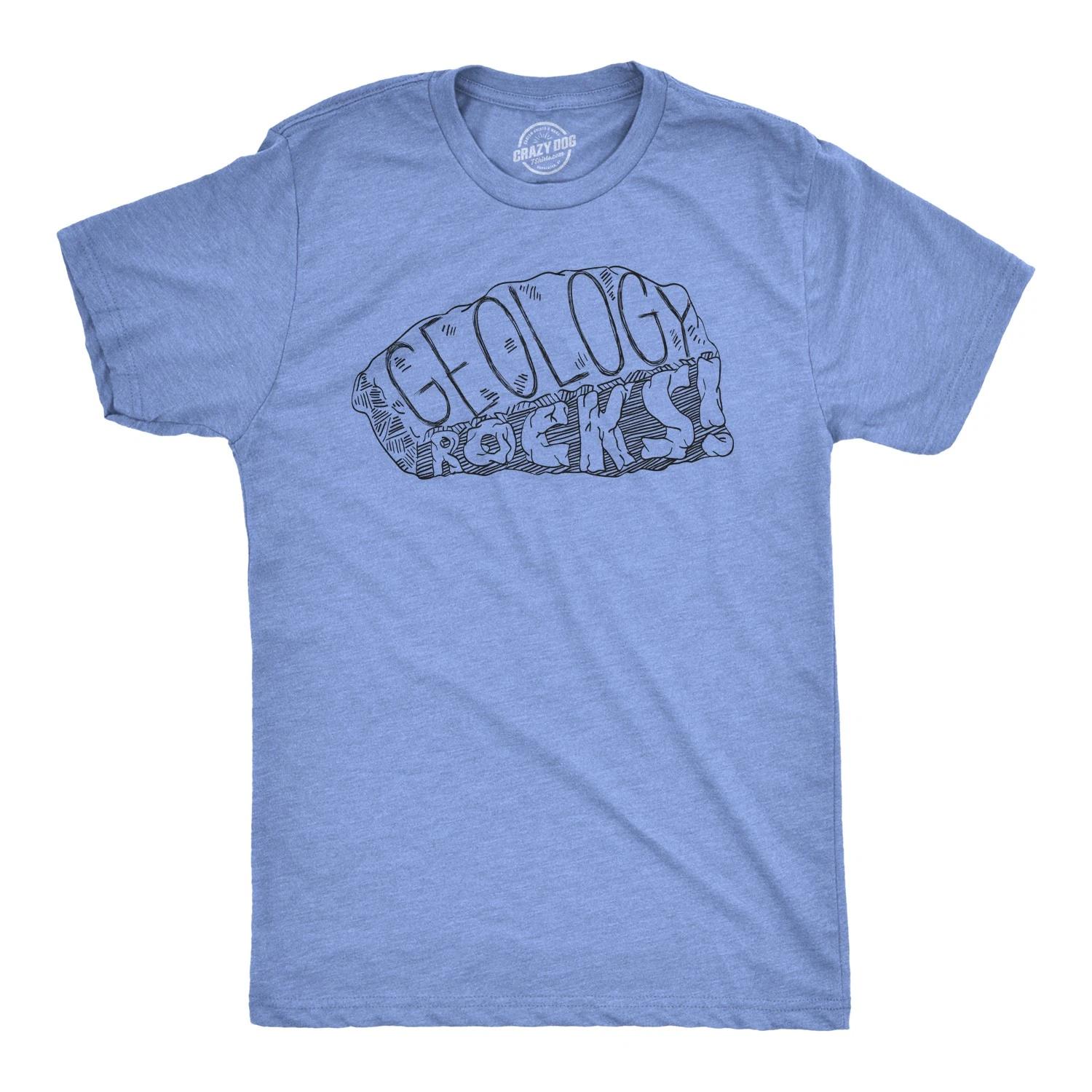 Geology Rocks T Shirt Funny Science Pun Geologist Cool Tees for Scientists S