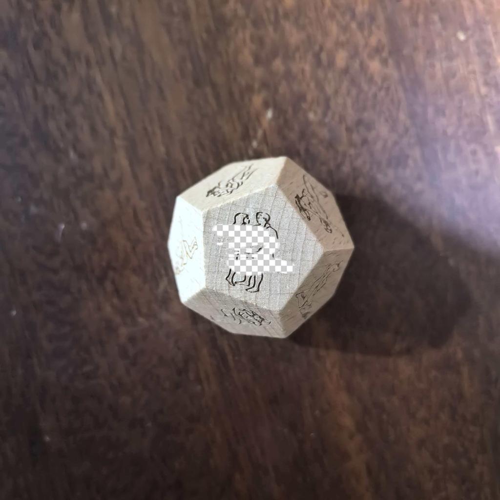 Dadi Zodiacali a 12 Facce: Gioco in Legno di Faggio per Divertimento e Avventura di San Valentino