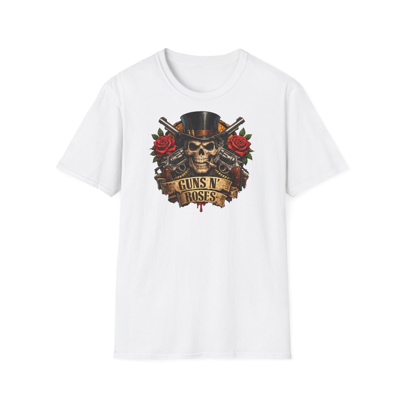 Guns and Skull Unisex T-Shirt | Vintage Gothic | 8 colors S-M-L-XL-2XL-3XL S
