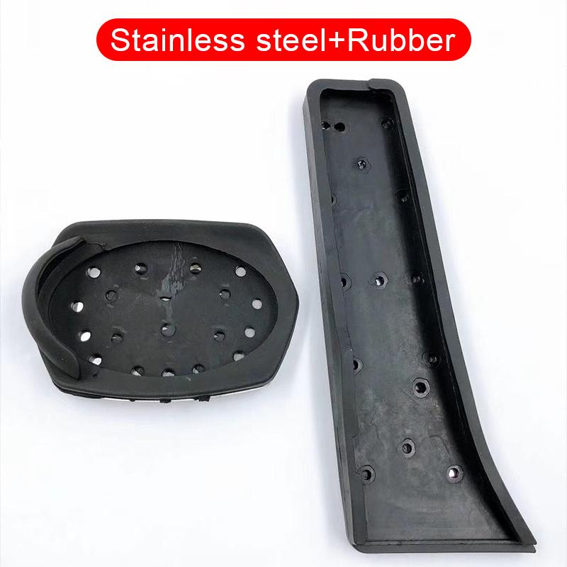 Edelstahl Auto Kraftstoff Beschleuniger Bremspedale Abdeckung Pad Zubehör Für BMW X1 F48 X2 F39 2016 2017 2018