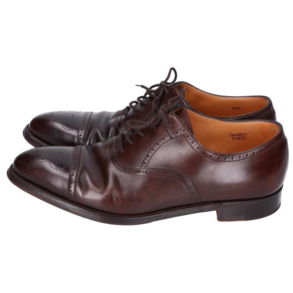 JOHN LOBB SAUNTON 7000 Last Museum Calf Semi Glove Shoes 6 BrownUsed