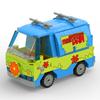 MOC Mysteryed Machine Car Model Kit Building Blocks Movie Scooed Doo Panel Van Cartoon Vehicle Bricks Toys For Kids Gifts