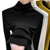 Women's Slim-Fit Long-Sleeve Turtleneck Base Layer Shirt for Autumn/Winter