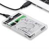 OULLX Type C USB3.0 2.5inch HDD Case Transparent SATA  Adapter Hard Drive Enclosure for SSD Disk Box HD External HDD Enclosure