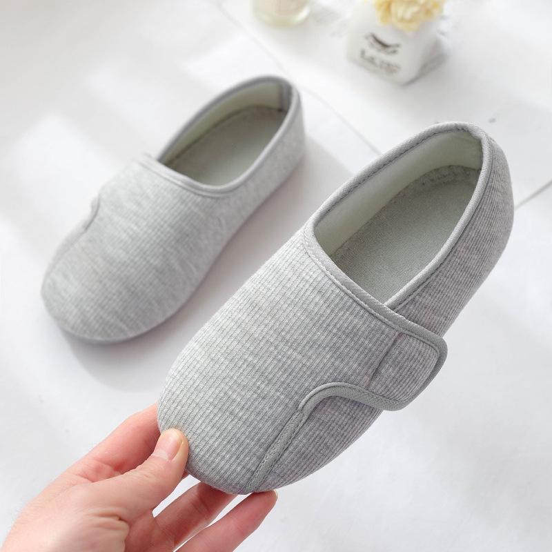 Women's Spring and Autumn Package with Summer Thin Section Soft Bottom Non-slip Home Shoes Floor Cotton Slippers