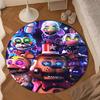 Fnaf Character Collage Round Rug for Livingroom,Bedroom, Palyroom, Chair Rug, Area rug, Circle Carpet, Large Size Fan Christmas gift