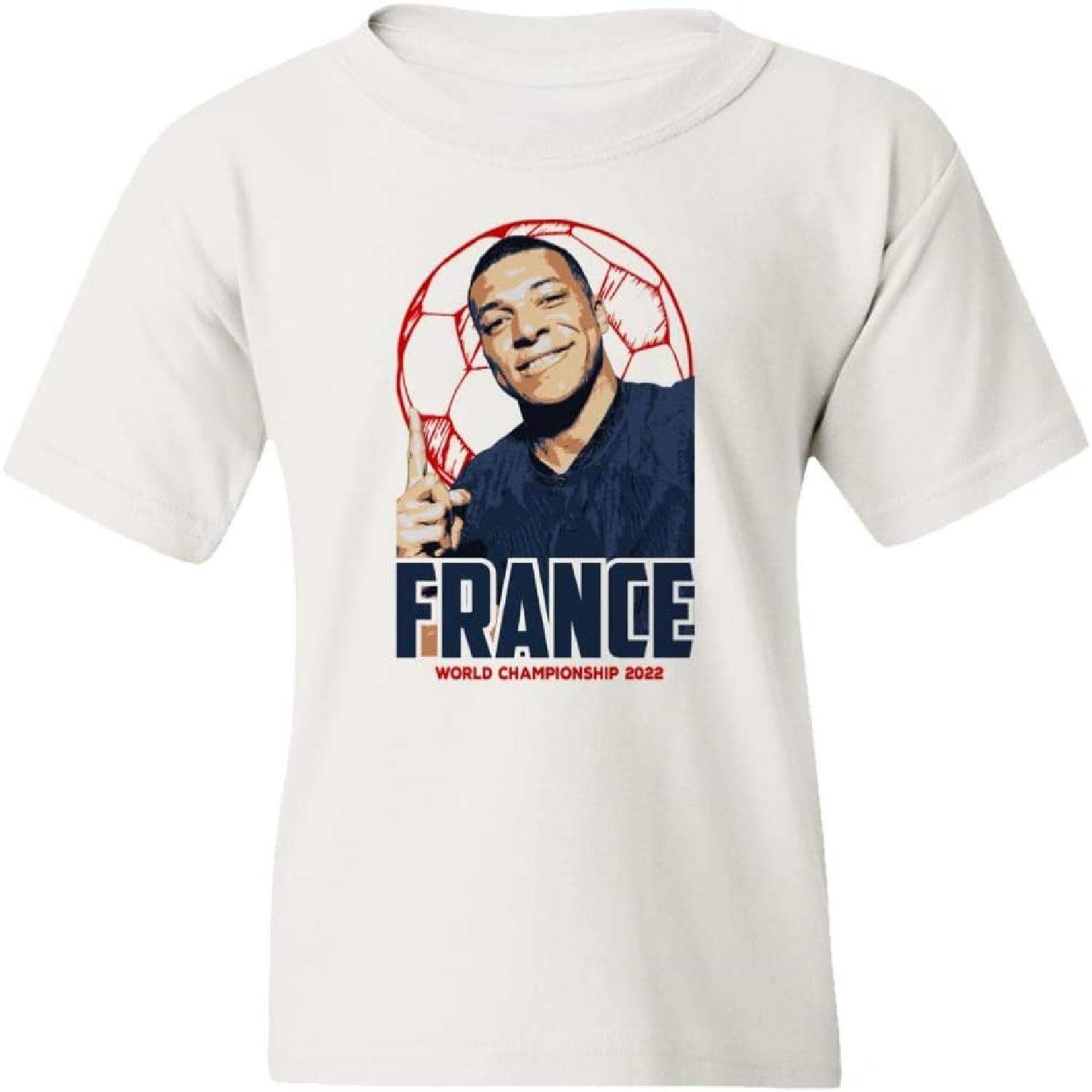 

Mbappe Goat France Football World Soccer 2022 Fans Youth Unisex T-Shirt(1) XXXXXL різнокольоровий