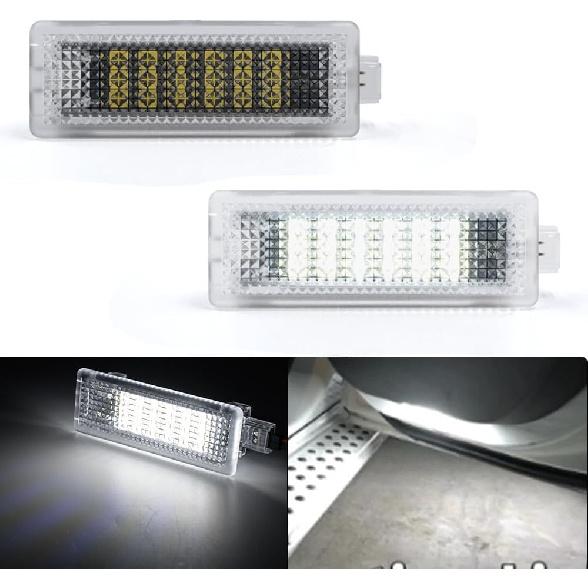 LED Interior Courtesy Door Light for 2004-2022 Land Rover LR2 LR3 LR4 Range Rover L322 Sport L320/ L494 LED Door Puddle Footwell Step Trunk Lamp